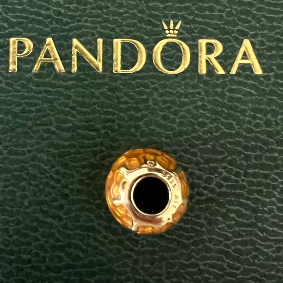 Pandora Shine Golden Honey Warm Yellow Enamel Charm - Picture 6 of 8